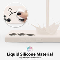 Silicone Case for Samsung Galaxy S23 Ultra - Beige