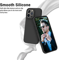 Silicone Case for Apple iPhone 15 Pro - Black
