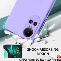 Silicone Case for OPPO Reno 10 - Purple