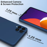 Silicone Case for Samsung Galaxy A12 - Blue