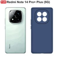 Silicone Case for Xiaomi Redmi Note 14 Pro Plus - Blue