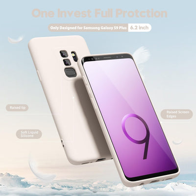 Silicone Case for Samsung Galaxy S9 Plus - Beige