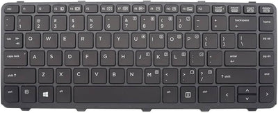 HP ProBook 640 G2 / G3, 645 G2 / G3, 430 G3 / G4, 440 G3 / G4 Non-Backlit Keyboard Replacement – Black | US Layout