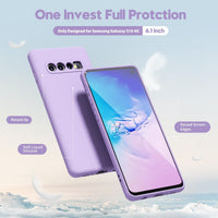 Silicone Case for Samsung Galaxy S10 - Purple