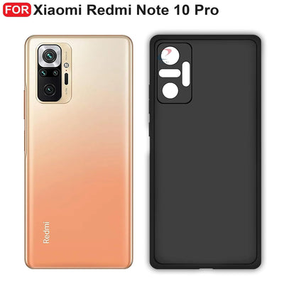 Silicone Case for Xiaomi Redmi Note 10 Pro - Black
