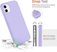 Silicone Case for Apple iPhone 12 - Purple