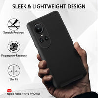 Silicone Case for OPPO Reno 10 - Black