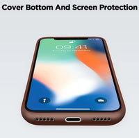 Silicone Case for Apple iPhone X - Brown