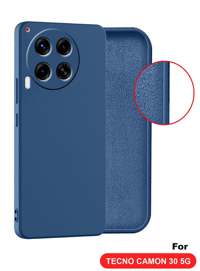 Silicone Case for Infinix Hot 40i - Blue