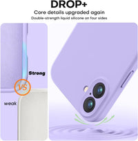 Silicone Case for Apple iPhone 16 Plus - Purple