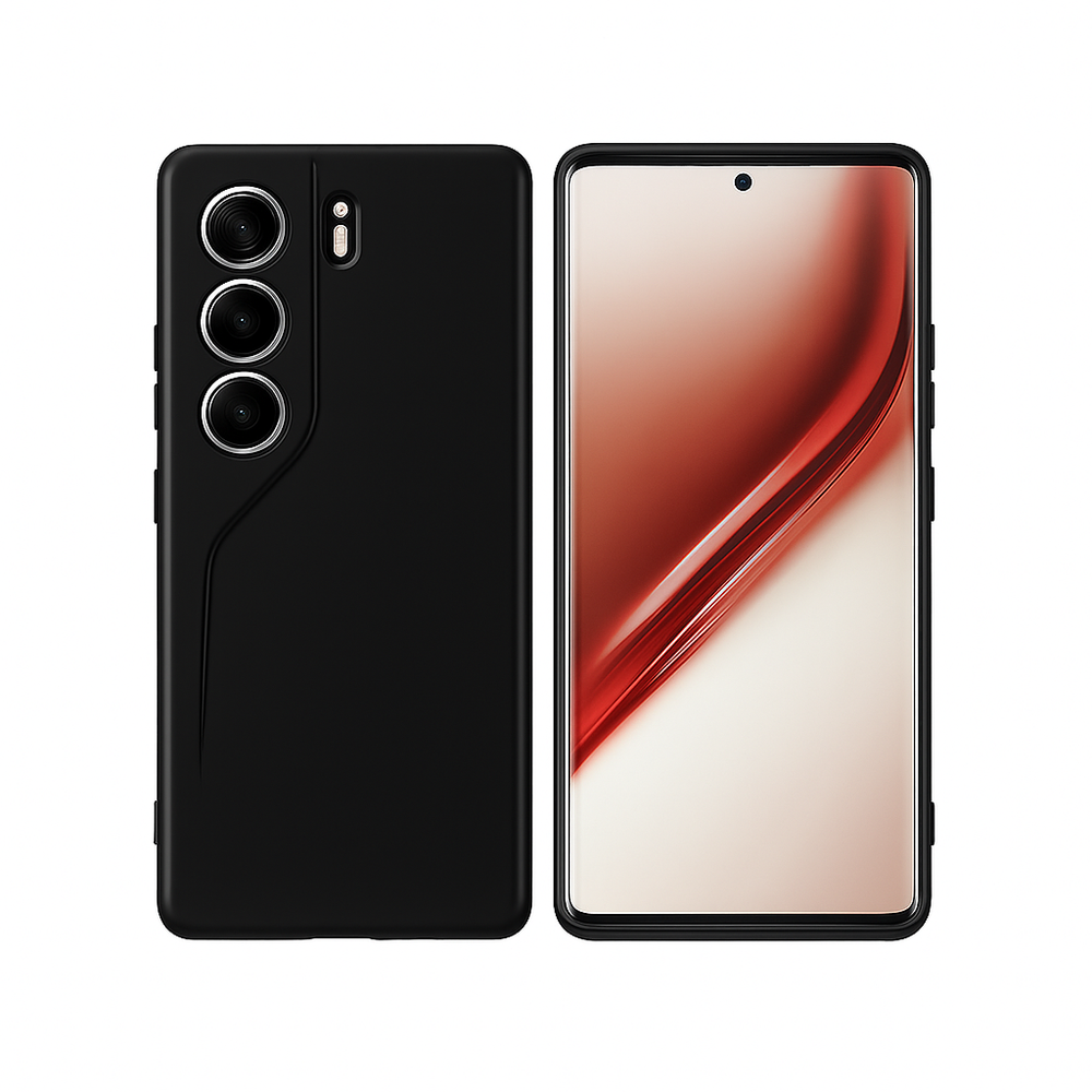 Silicone Case for TECNO Camon 40 - Black