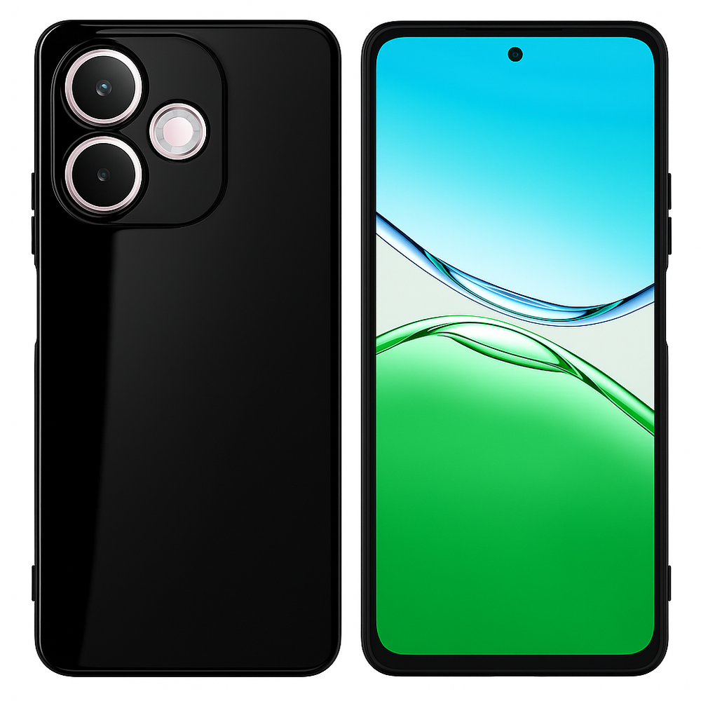 Silicone Case for OPPO A5 Pro - Black