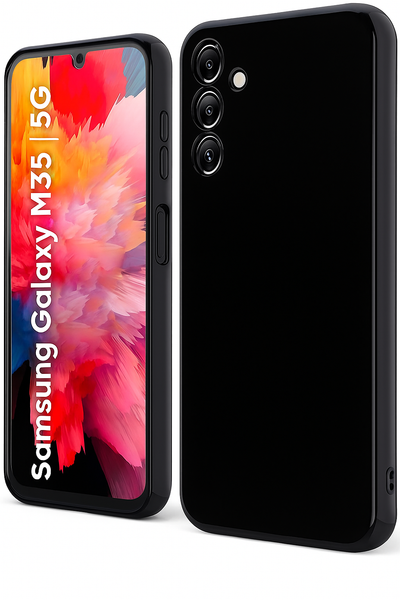 Silicone Case for Samsung Galaxy M35 - Black