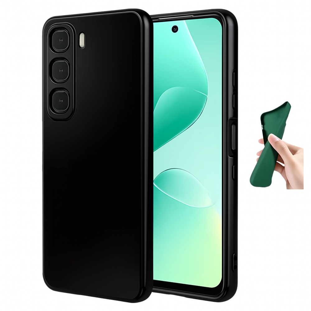 Silicone Case for Infinix Hot 60i - Black