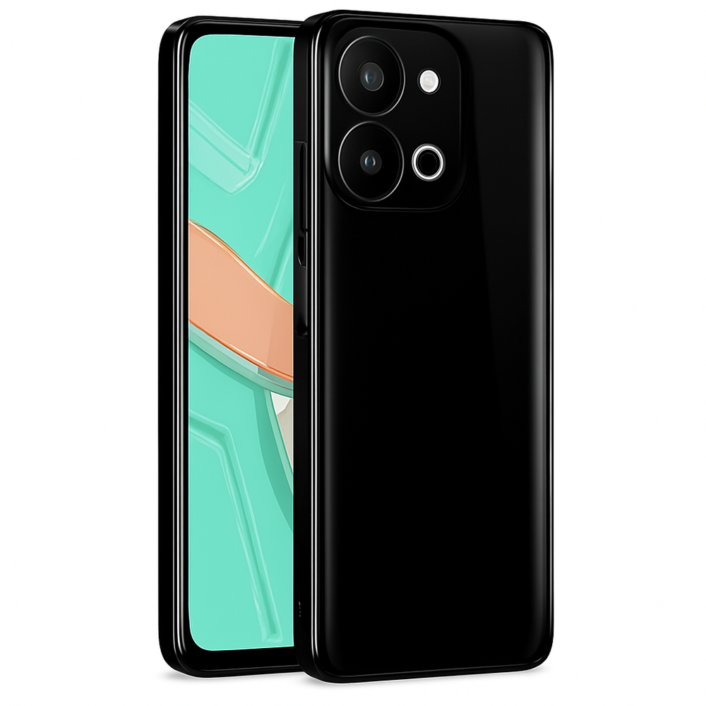 Silicone Case for vivo Y28 - Black