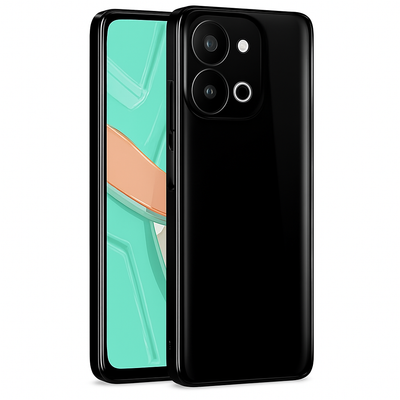 Silicone Case for vivo Y28 - Black