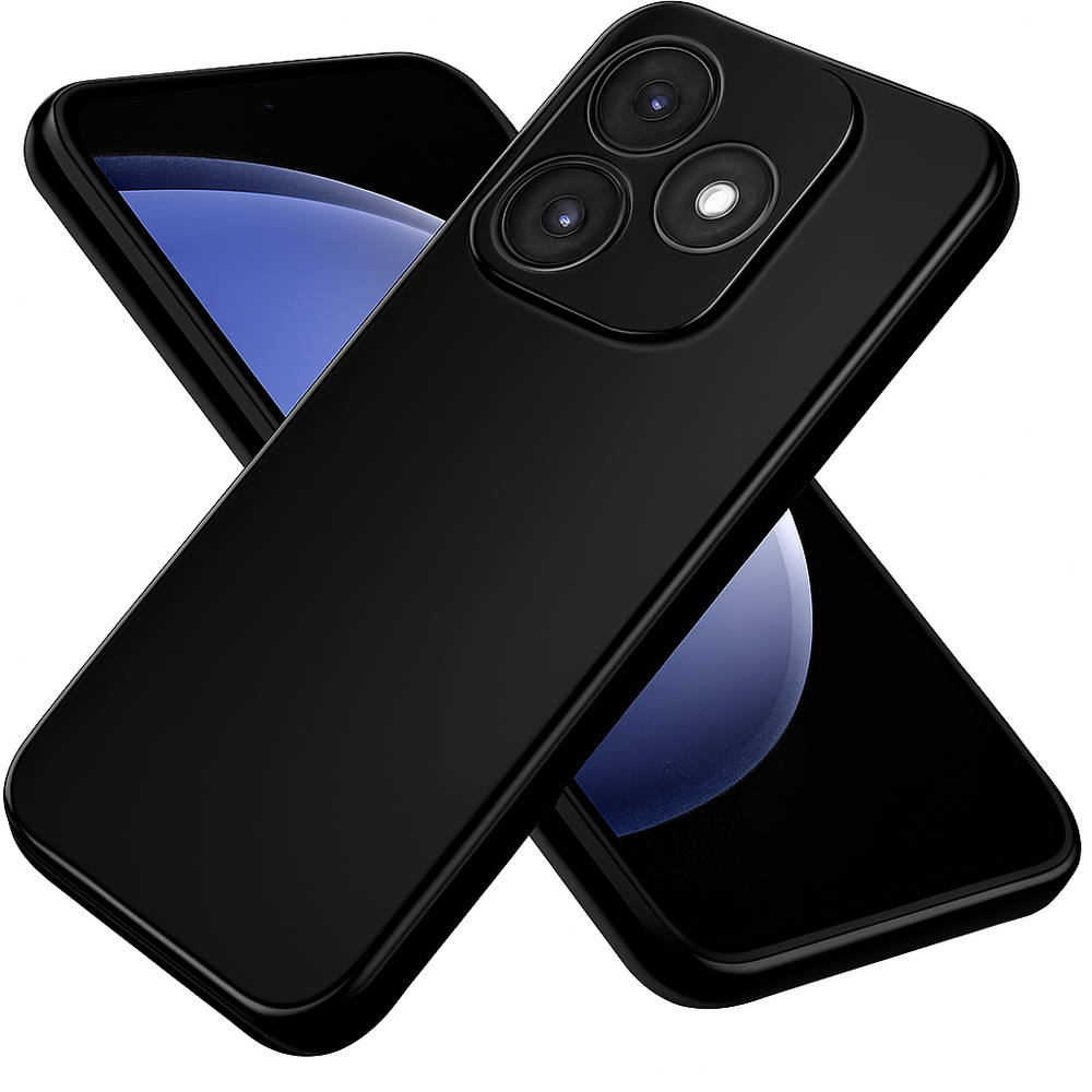 Silicone Case for TECNO Spark 10 - Black