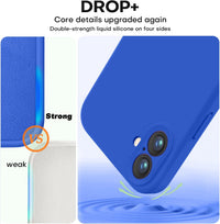 Silicone Case for Apple iPhone 16 - Blue