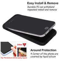 Silicone Case for Apple iPhone 7 - Black