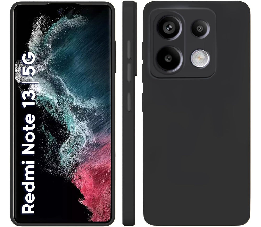 Silicone Case for Xiaomi Redmi Note 13 - Black