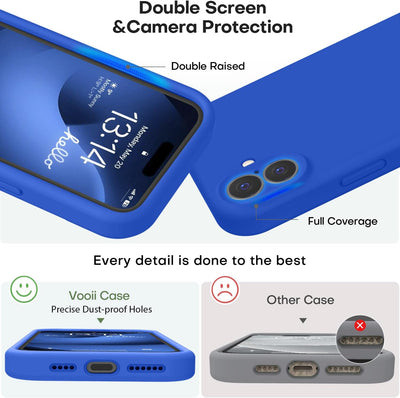 Silicone Case for Apple iPhone 16 Plus - Blue