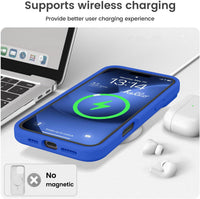 Silicone Case for Apple iPhone 16 Plus - Blue