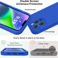 Silicone Case for Apple iPhone 15 Pro Max - Blue