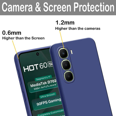 Silicone Case for Infinix Hot 60 Pro+ - Burgundy