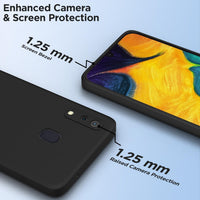 Silicone Case for Samsung Galaxy A20 - Black