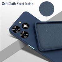 Silicone Case for Infinix Smart 8 - Blue