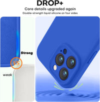Silicone Case for Apple iPhone 16 Pro - Blue