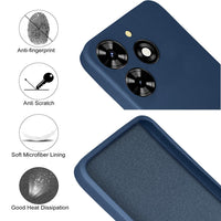 Silicone Case for Infinix Smart 8 - Blue