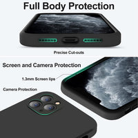 Silicone Case for Apple iPhone 11 Pro Max - Black