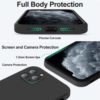 Silicone Case for Apple iPhone 12 Pro - Black