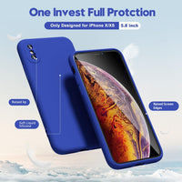 Silicone Case for Apple iPhone X - Blue