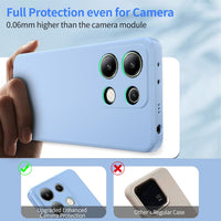 Silicone Case for Xiaomi Redmi Note 13 4G - Blue
