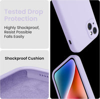 Silicone Case for Apple iPhone 14 - Purple