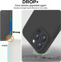 Silicone Case for Apple iPhone 16 Pro - Black