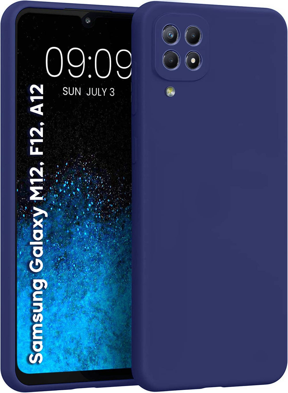 Silicone Case for Samsung Galaxy A22 - Blue