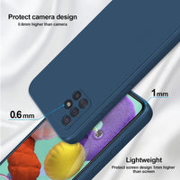 Silicone Case for Samsung Galaxy A51 - Blue