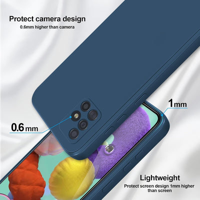 Silicone Case for Samsung Galaxy A51 - Blue