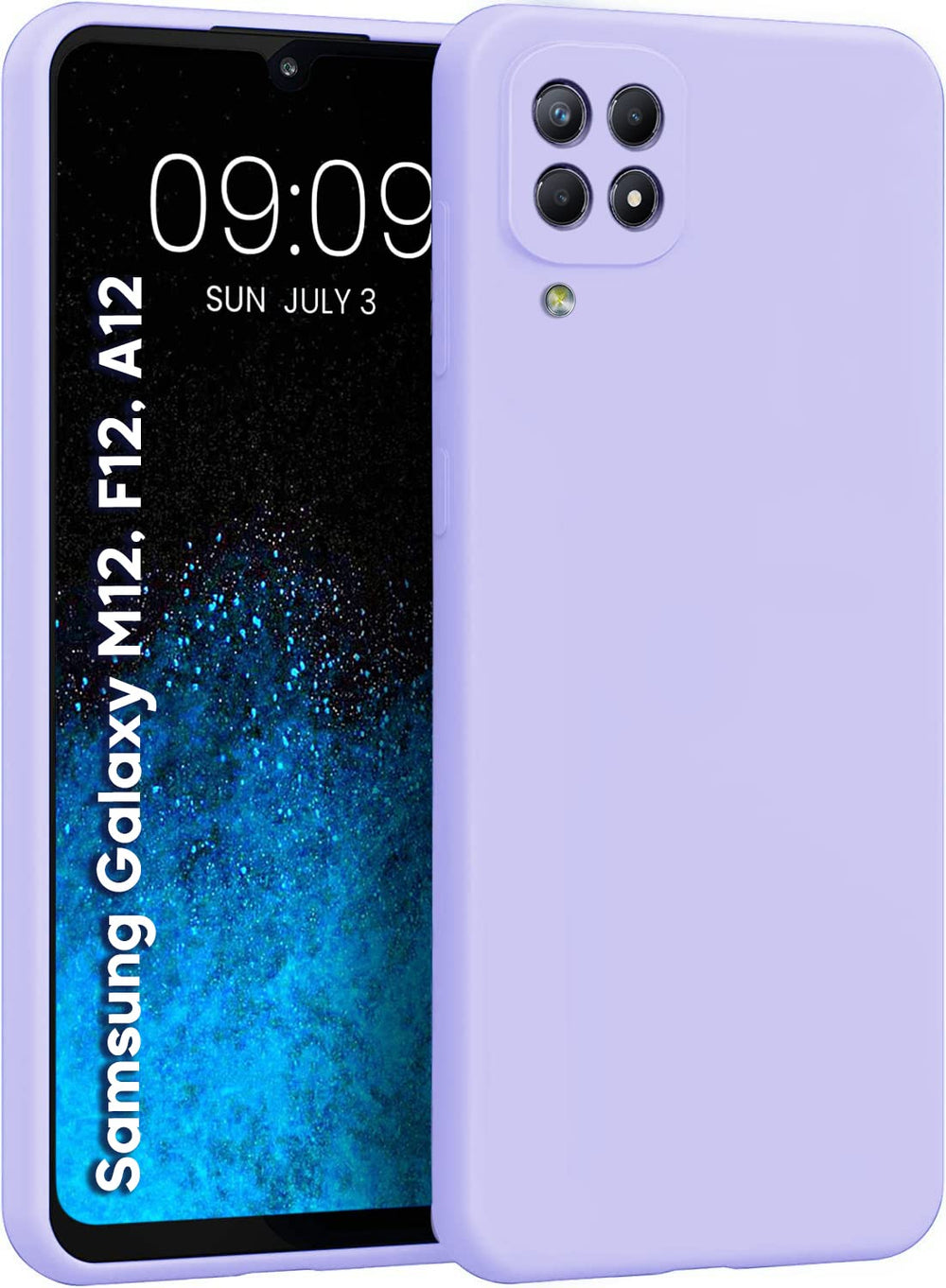Silicone Case for Samsung Galaxy A22 - Purple