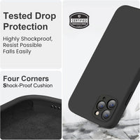 Silicone Case for Apple iPhone 12 Pro - Black