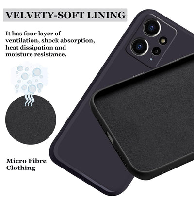 Silicone Case for Xiaomi Redmi 12 - Black