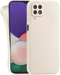 Silicone Case for Samsung Galaxy A12 - Beige