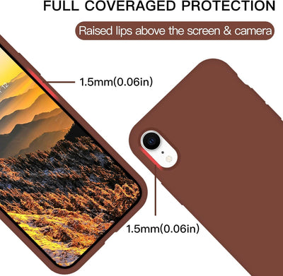 Silicone Case for Apple iPhone XR - Brown