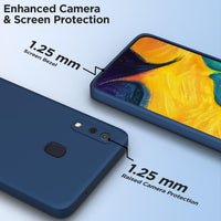 Silicone Case for Samsung Galaxy A20 - Blue