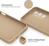 Silicone Case for Samsung Galaxy A25 - Beige