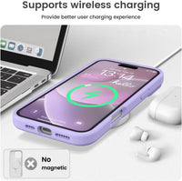 Silicone Case for Apple iPhone 16 Plus - Purple