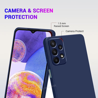 Silicone Case for Samsung Galaxy A23 - Blue